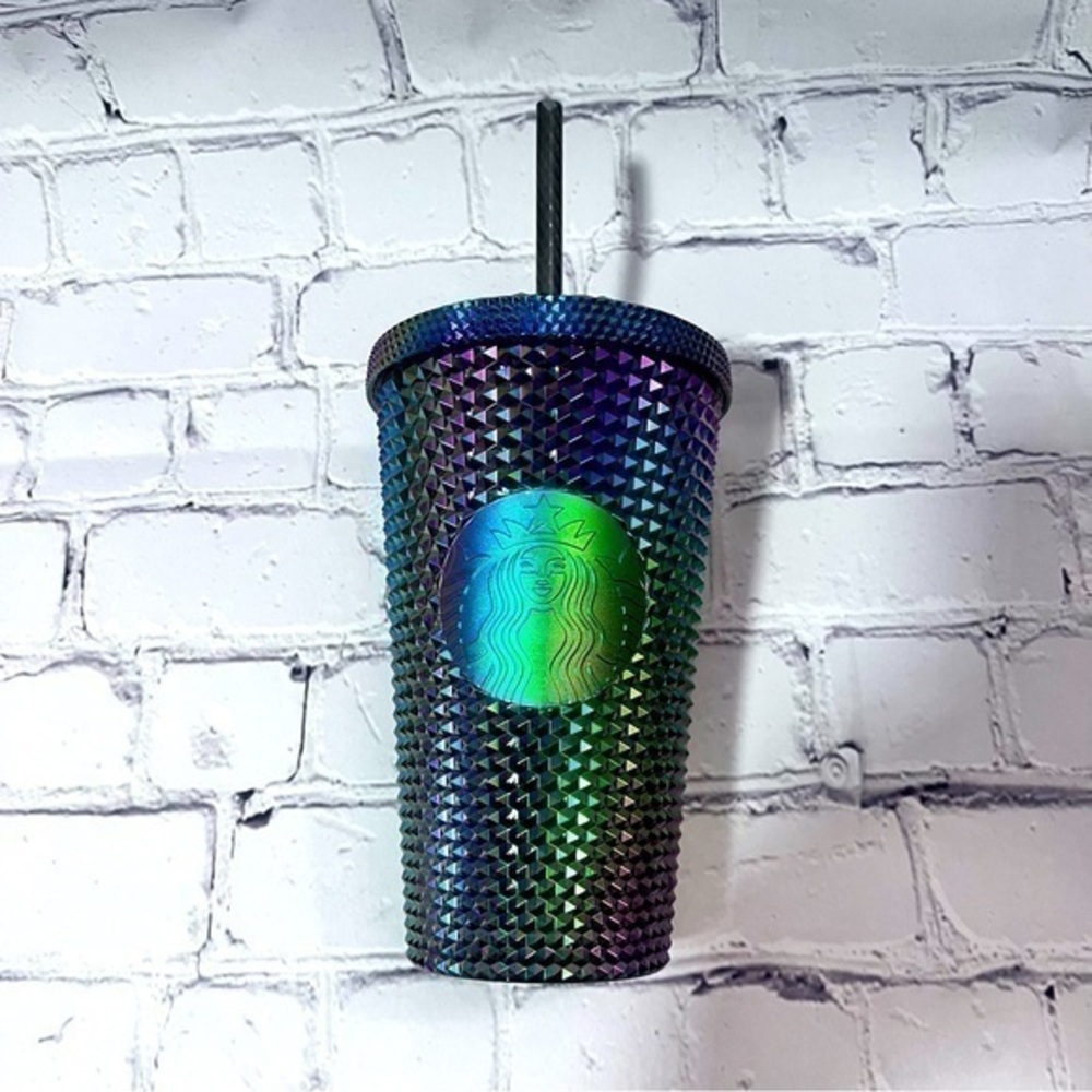 💙NWT Starbucks fall 2023 studded oil slick grande cup 16 oz.